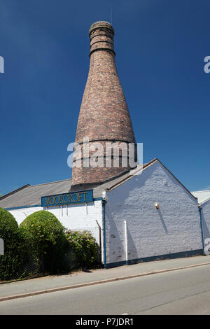 Moorcroft Pottery Visitor Centre mit Flasche Brennofen Burslem Stoke on Trent Staffordshire England Großbritannien Stockfoto