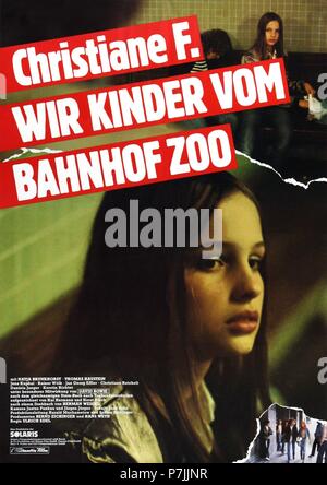 Original Film Titel: Christiane F.-WIR KINDER VOM BAHNHOF ZOO. Englischer Titel: WIR KINDER VOM BAHNHOF ZOO. Regisseur: Uli Edel. Jahr: 1981. Credit: MARAN/BELIEBT/HANS H KADEN/TCF/Album Stockfoto