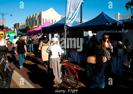 PERTH, AUSTRALIEN - 20. Mai 2018: maylands Vorort Street Festival feiert seinen 120. Geburtstag Stockfoto