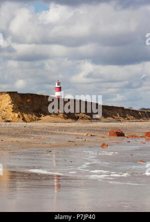 Happisburgh Leuchtturm, Norfolk, Großbritannien Stockfoto