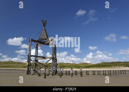 Osten Boje auf der Insel Wangerooge, Osten Anlegestelle, die Ostfriesen, Niedersachsen, Deutschland, Europa, Stockfoto