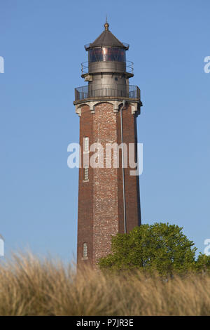 Leuchtturm "Neuland" an der Kieler Bucht, in der Nähe von Behrensdorf, Schleswig-Holstein, Norddeutschland, Deutschland, Stockfoto