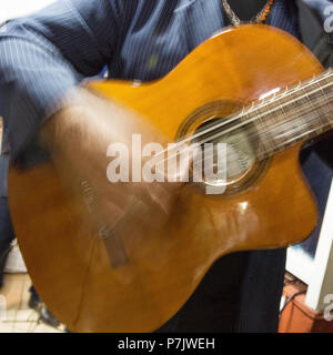 Die Kubanische Band Septeto Nacional auf dem Dach des Lincoln Hotel, Havanna, Kuba Stockfoto