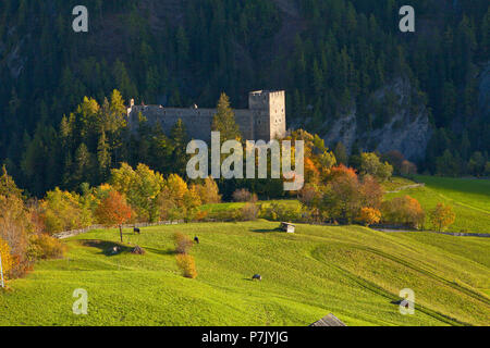 Österreich, Tirol, Oberinntal, Schloss Berneck in der Nähe von Kauns Stockfoto