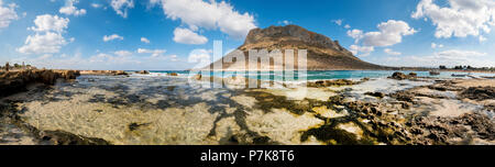 Stavros, Zorbas Beach, Film für den Film Alexis Zorbas, Halbinsel Akrotiri, Chania, Kreta, Griechenland, Europa, Griechenland Stockfoto