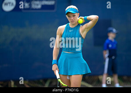 Katie Swan, Professional Female tennis player aus dem Vereinigten Königreich. Stockfoto