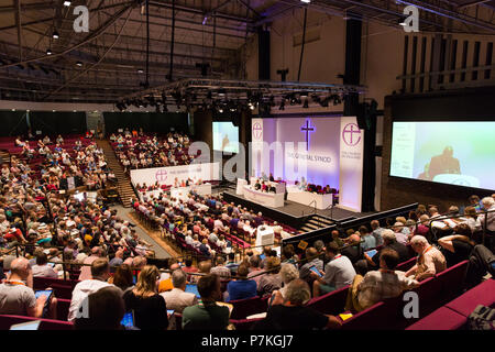 York, UK. 7. Juli 2018. Die Generalsynode 2018, Universität York. Credit: Daniel Easton/Alamy leben Nachrichten Stockfoto