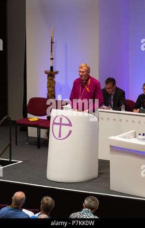 York, UK. 7. Juli 2018. Kirche von England: Generalsynode 2018, Universität York. Credit: Daniel Easton/Alamy leben Nachrichten Stockfoto