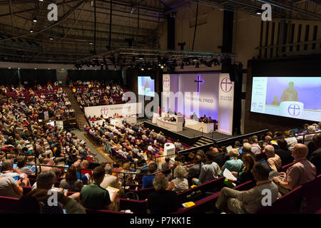 York, UK. 7. Juli 2018. Kirche von England: Generalsynode 2018, Universität York. Credit: Daniel Easton/Alamy leben Nachrichten Stockfoto