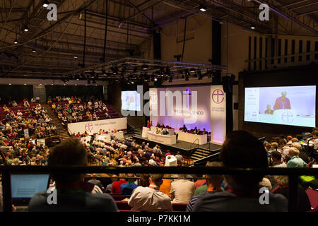 York, UK. 7. Juli 2018. Kirche von England: Generalsynode 2018, Universität York. Credit: Daniel Easton/Alamy leben Nachrichten Stockfoto