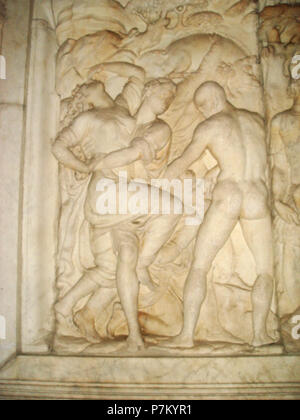 2739 - Firenze - Baccio Bandinelli - Rilievo del Monumento a Giovanni delle Bande Nere - Foto Giovanni Dall'Orto 27-Okt-2007. Stockfoto