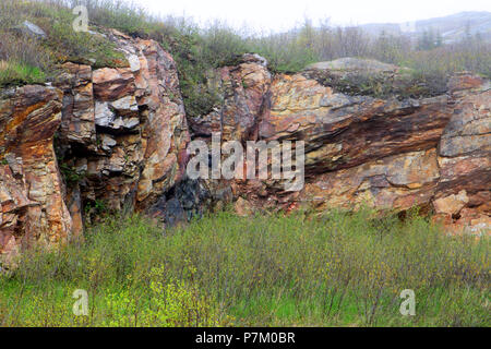 Reisebericht - Neufundland, Kanada, Landschaften und malerische, kanadische Provinz, 'The Rock', Stockfoto