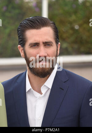 Mai 19, 2017 - Cannes, Frankreich: Jake Gyllenhaal besucht die 'Okja" fotoshooting während des 70. Filmfestival in Cannes. Jake Gyllenhaal lors du 70eme Festival de Cannes. *** Frankreich/KEINE VERKÄUFE IN DEN FRANZÖSISCHEN MEDIEN *** Stockfoto