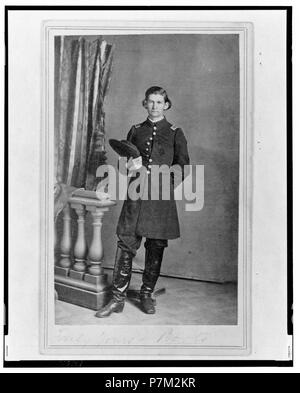 2 Leutnant Albert Sidney Smith, Union Officer, full-length Portrait, stehend, nach vorne) Stockfoto