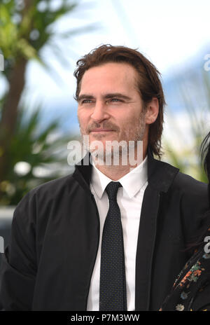 Mai 27, 2017 - Cannes, Frankreich: Joaquin Phoenix besucht die "Sie waren nie wirklich Es "fotoauftrag während des 70. Filmfestival in Cannes. Joaquin Phoenix lors du 70eme Festival de Cannes. *** Frankreich/KEINE VERKÄUFE IN DEN FRANZÖSISCHEN MEDIEN *** Stockfoto