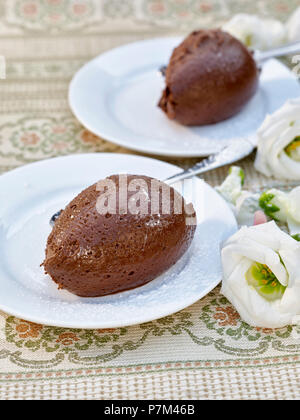 Mousse au Chocolat Stockfoto