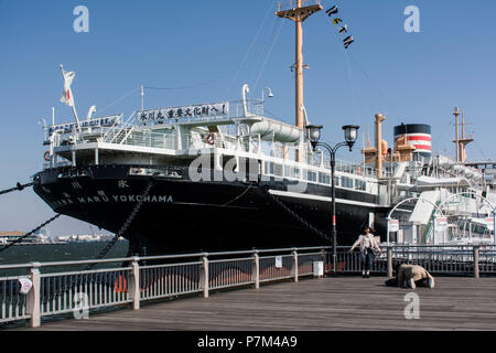 Museum Schiff" hikawa Maru' von Yokohama in Japan Stockfoto