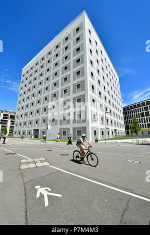 Deutschland, Baden-Wurttemburg, Stuttgart, Mailander Platz, neue Stadtbücherei Stuttgart Stockfoto