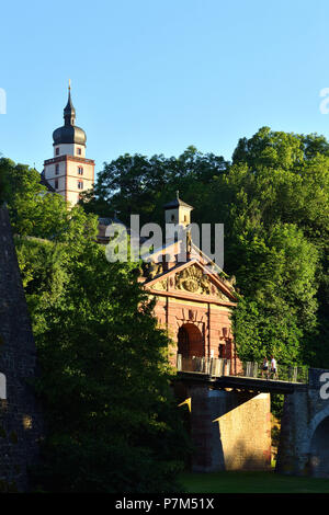 Deutschland, Bayern, Oberfranken Region, Würzburg, Festung Marienberg Stockfoto