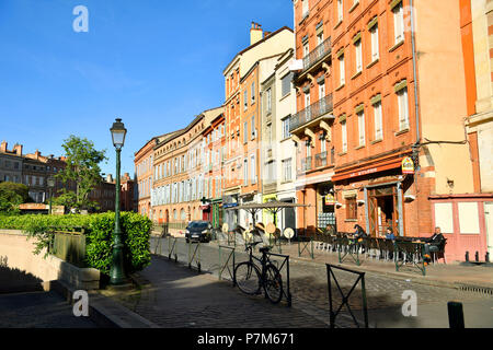 Frankreich, Haute Garonne, Toulouse, Rue Riguepels Stockfoto