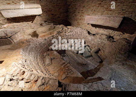 Frankreich, Haute Garonne, Toulouse, St. Raymond Museum, Überbleibsel einer Kalkofen Stockfoto