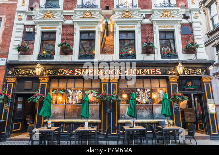 England, London, Damm, die Sherlock Holmes Pub Stockfoto