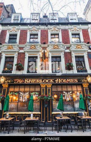 England, London, Damm, die Sherlock Holmes Pub Stockfoto