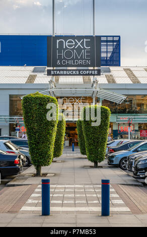 Weiter home Store in WestQuay Retail Park in Southampton, England, Großbritannien Stockfoto