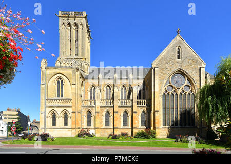 Frankreich, Calvados, Pays d'Auge, Villers-sur-Mer, St. Martin Kirche Stockfoto