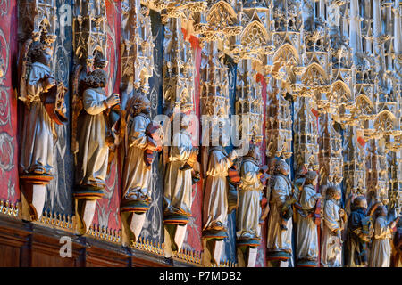 Frankreich, Tarn, Albi, die bischöfliche Stadt, als Weltkulturerbe von der UNESCO, der St. Cecile Kathedrale, der Chor Stockfoto
