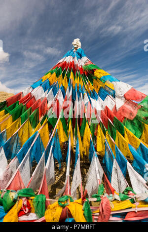 Tsaparang Kloster in Tibet, Stockfoto