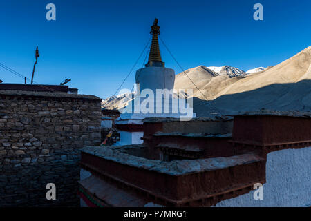 Das kloster Rombuk in Tibet, Stockfoto