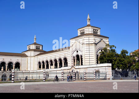 Italien, Lombardei, Mailand, der Monumentalfriedhof Stockfoto