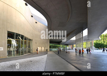 Italien, Latium, Rom, MAXXI, Museo delle Arti del XXI secolo, XXI Jahrhundert Museum der Feinen Künste, die von der Architektin Zaha Hadid Stockfoto