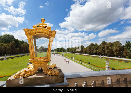 Der Park des Stadtteils Palace, München, Bayern, Deutschland, Europa Stockfoto