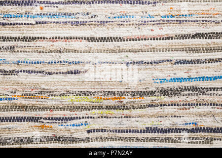 Alter Stoff Teppich Textur gemischte Farbe, Textur Hintergrund Stockfoto