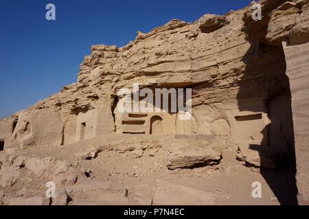 El Kab (Nejab en egipcio), es una localidad que fue La Capital del III nomo del Alto Egipto a partir de la dinastía XVIII, durante el Imperio Nuevo. Stockfoto