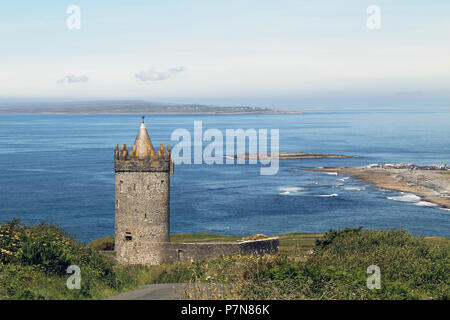 Doonagore Castle, County Clare, Irland Stockfoto