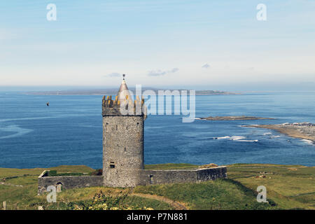 Doonagore Castle, County Clare, Irland Stockfoto