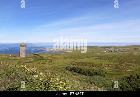 Doonagore Castle, County Clare, Irland Stockfoto