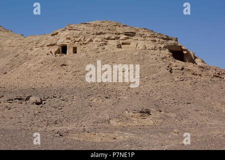 El Kab (Nejab en egipcio), es una localidad que fue La Capital del III nomo del Alto Egipto a partir de la dinastía XVIII, durante el Imperio Nuevo. Stockfoto