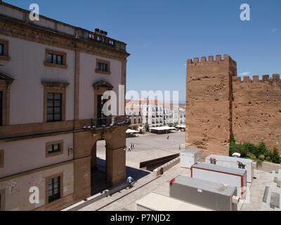 PLAZA MAYOR: FORO DE LOS BALBOS, Fuente. Stockfoto