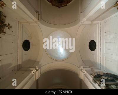 CATEDRAL DE SANTA MARIA Y SAN JULIAN O Catedral de Nuestra Señora de Gracia. CAPILLA DEL Espiritu Santo. Interieur, TORQUEMADA. CUENCA, ESPAÑA. Stockfoto