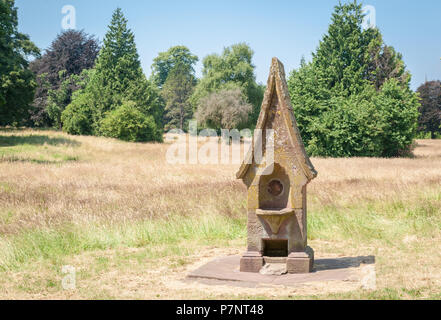 Juli 2018 Hitzewelle, Llandaff Felder, Cardiff, South Wales Stockfoto