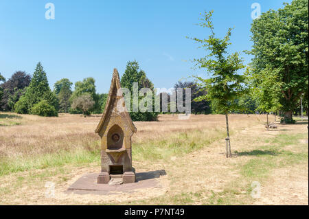 Juli 2018 Hitzewelle, Llandaff Felder, Cardiff, South Wales Stockfoto