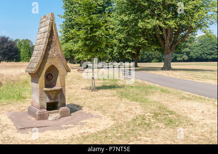 Juli 2018 Hitzewelle, Llandaff Felder, Cardiff, South Wales Stockfoto