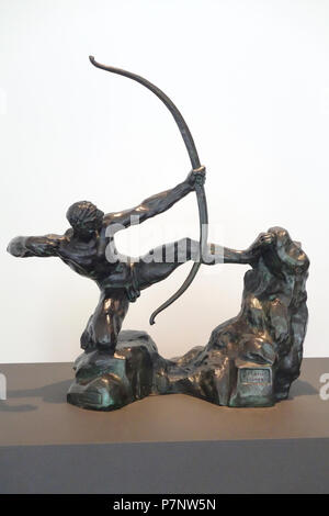 201 Héraklès Archer (Studie) von Emile-Antoine Bourdelle, 1909, Bronze - Nationalmuseum der westlichen Kunst, Tokio - DSC 08397 Stockfoto