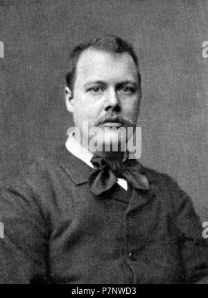 Čeština: Houston Stewart Chamberlain Englisch: Houston Stewart Chamberlain. 200 Hschamberlain 1886 Wien Stockfoto