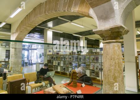 Biblioteca publica können Verkäufe, Conselleria d'EDUCACIÓ I Cultura, Palma, Mallorca, Balearen, Spanien, Europa. Stockfoto