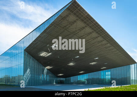 Tartu, Estland - Mai 2018: die Estnischen Nationalmuseums Architektur. Estonian National Museum ist ein Museum für Estnische Volkskunde und Volkskunst gewidmet Stockfoto